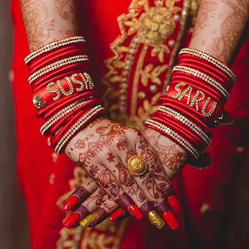 Thread bangles design for 2025 wedding