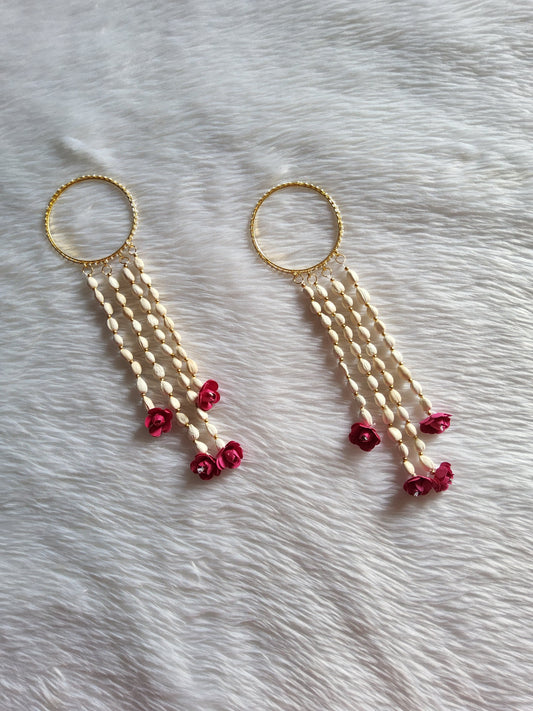 Pink and white mogra Kaleera – Lightweight & Elegant