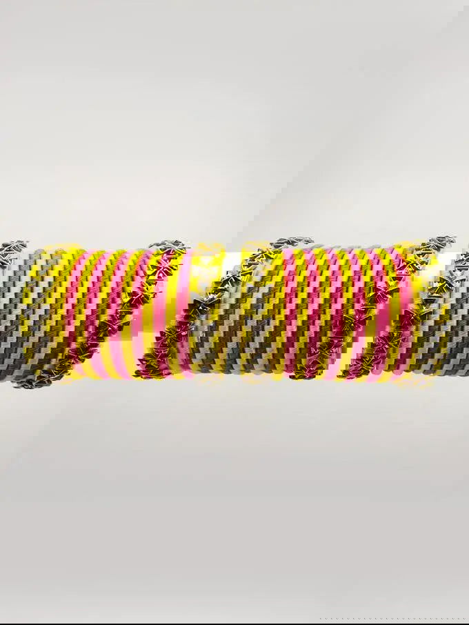 2 Colors Silk Thread Bangles for Matching Saree Saubhagyavati.in