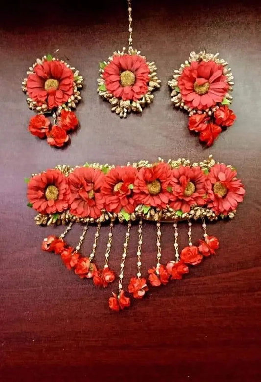 Beautiful Sunflower Jewellery Set for Every Function - Saubhagyavati.in
