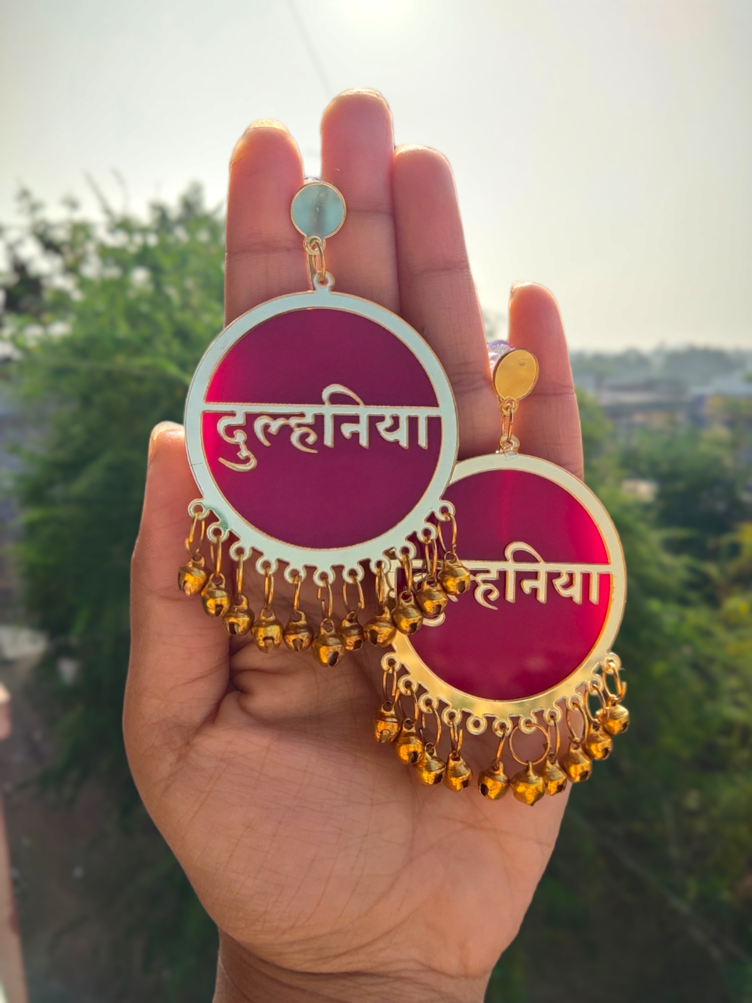 Dulhaniya Earrings for Haldi, Mehndi in All Colors - Saubhagyavati.in