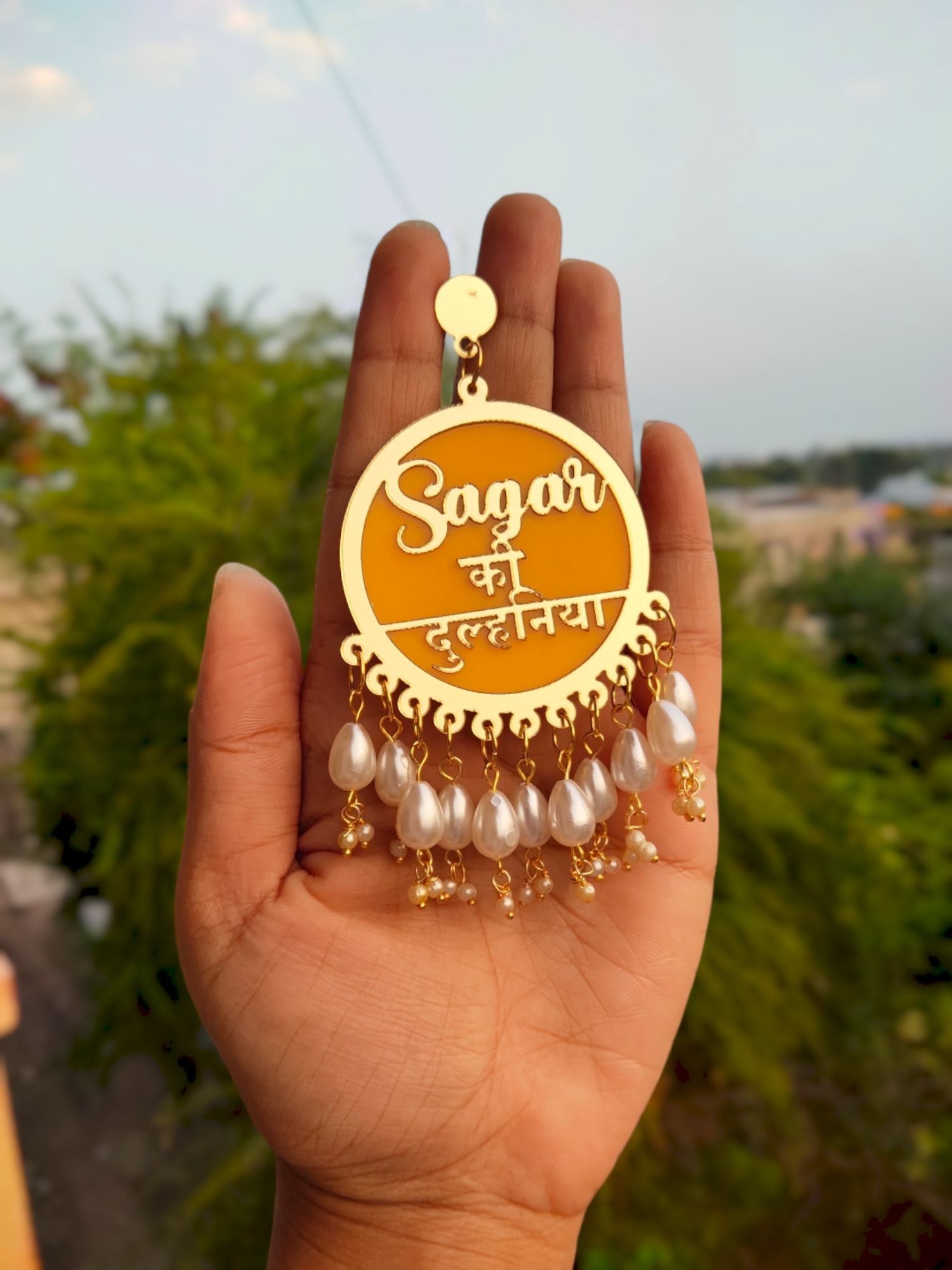 Gorgeous Dulhaniya Earrings With Generic Drop Pearl - Saubhagyavati.in