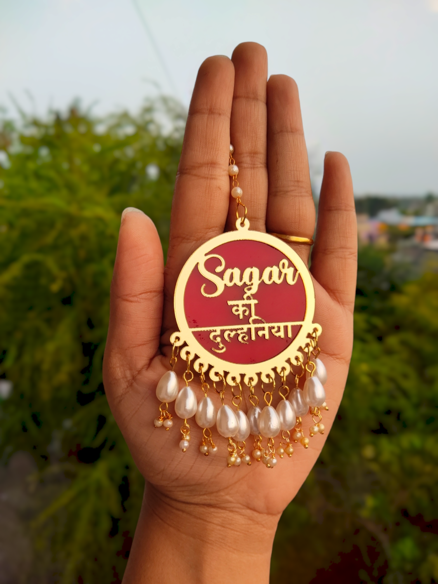 Gorgeous Dulhaniya Earrings With Generic Drop Pearl - Saubhagyavati.in