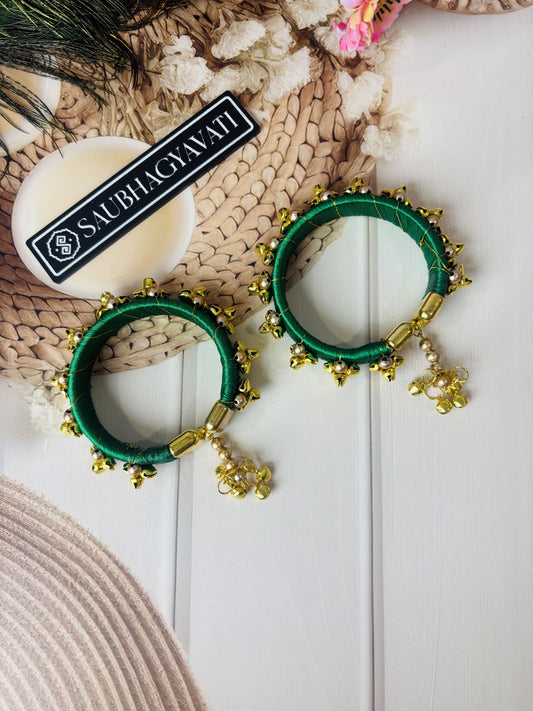 Navratri Special Premium Ghungroo Bangles – All Colors Available