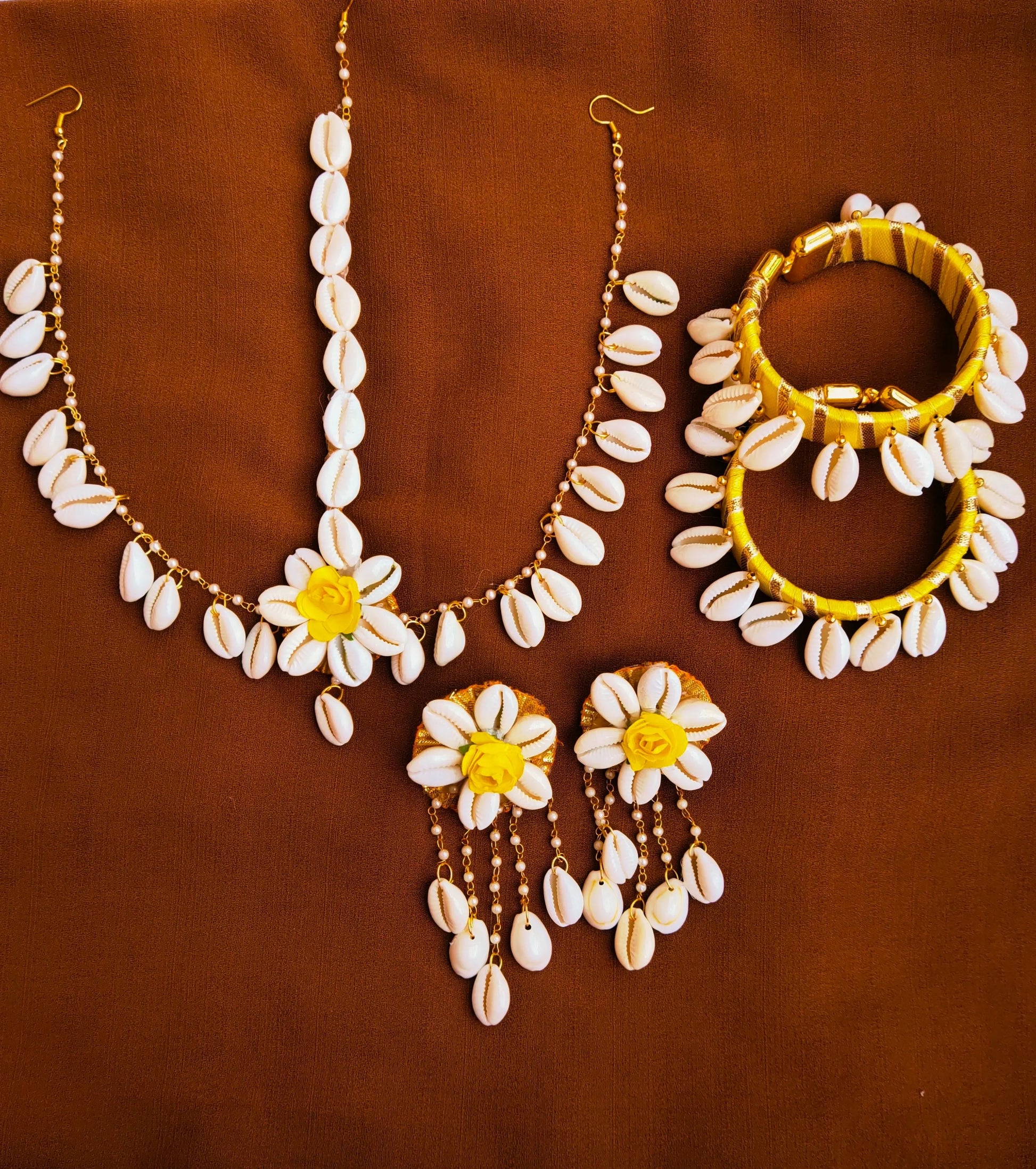 Shell Jewellery For Bride