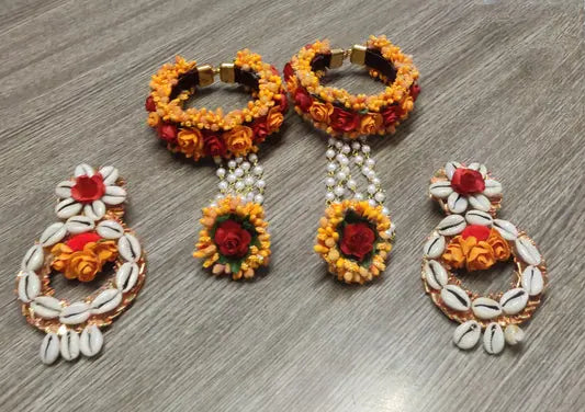 Shell Jewellery For Haldi
