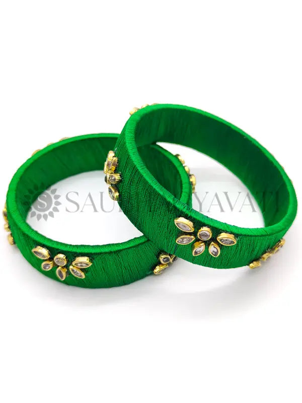 Silk Thread Bangles Latest Design 2024