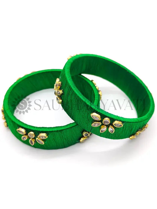 Silk Thread Bangles Latest Design 2024