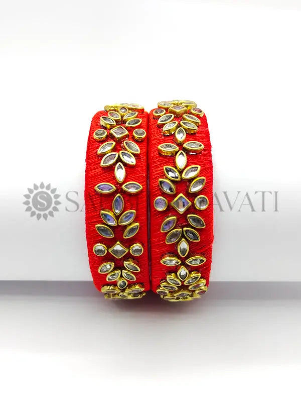 Silk Thread Bangles Latest Design 2024