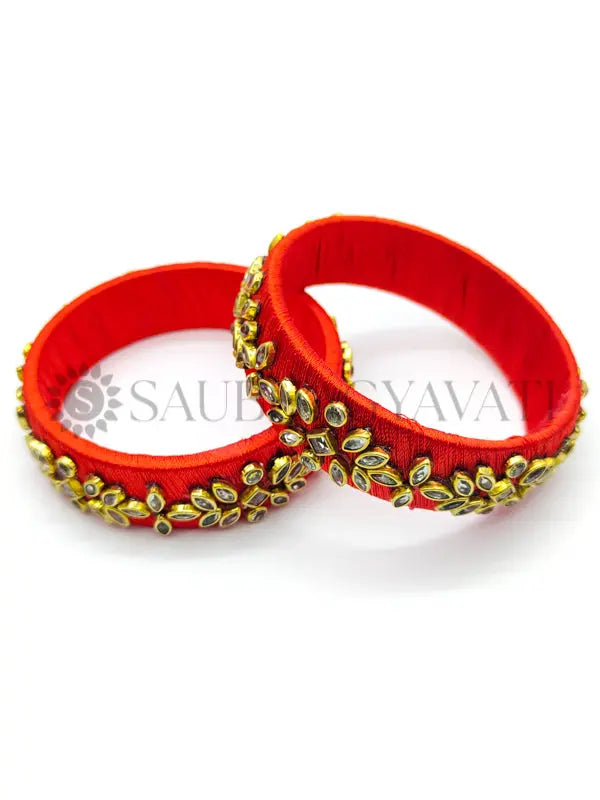 Silk Thread Bangles Latest Design 2024