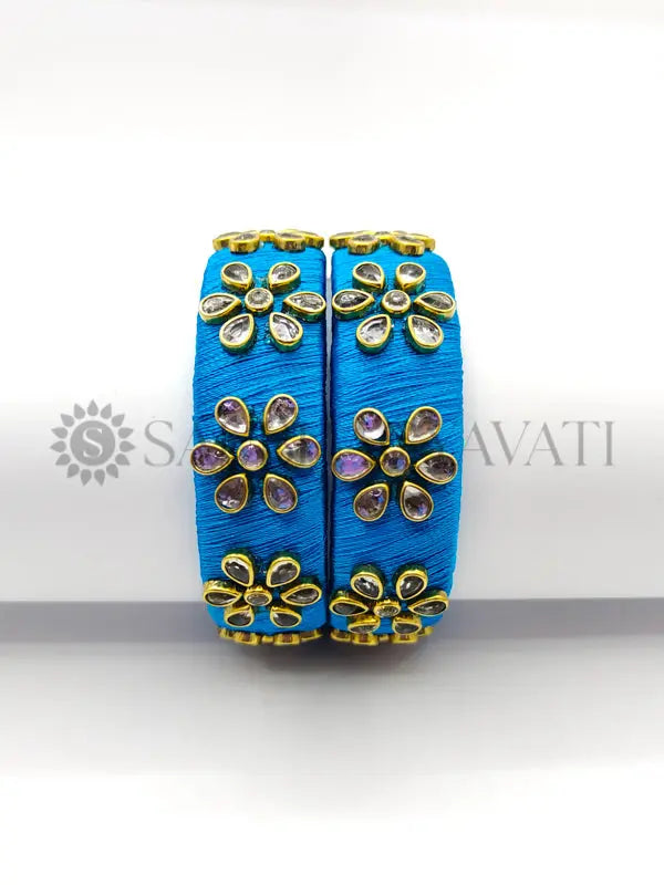 Silk Thread Bangles Latest Design 2024