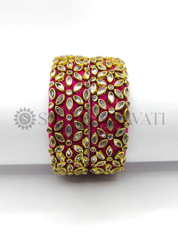 Silk Thread Bangles Latest Design 2024