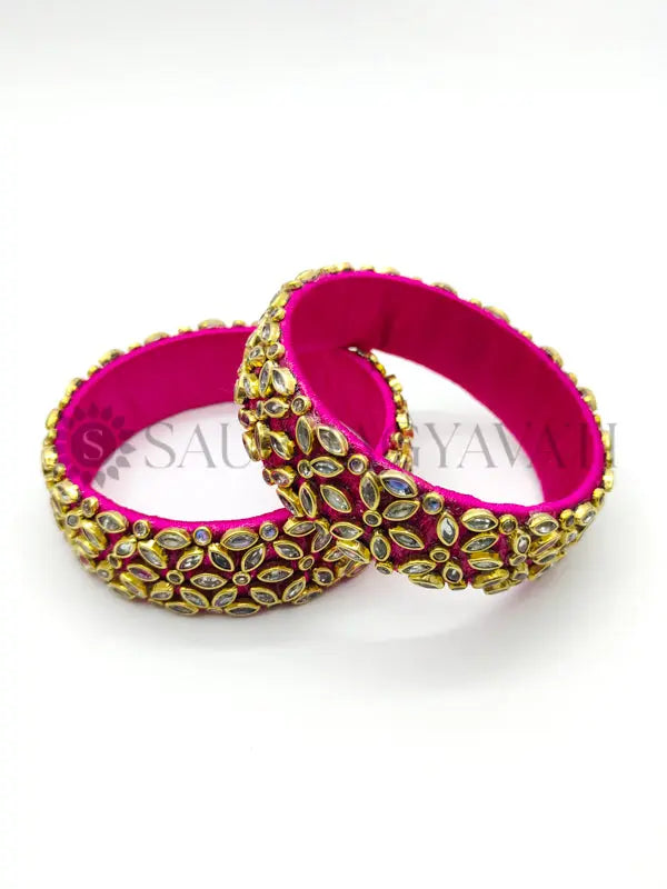 Silk Thread Bangles Latest Design 2024