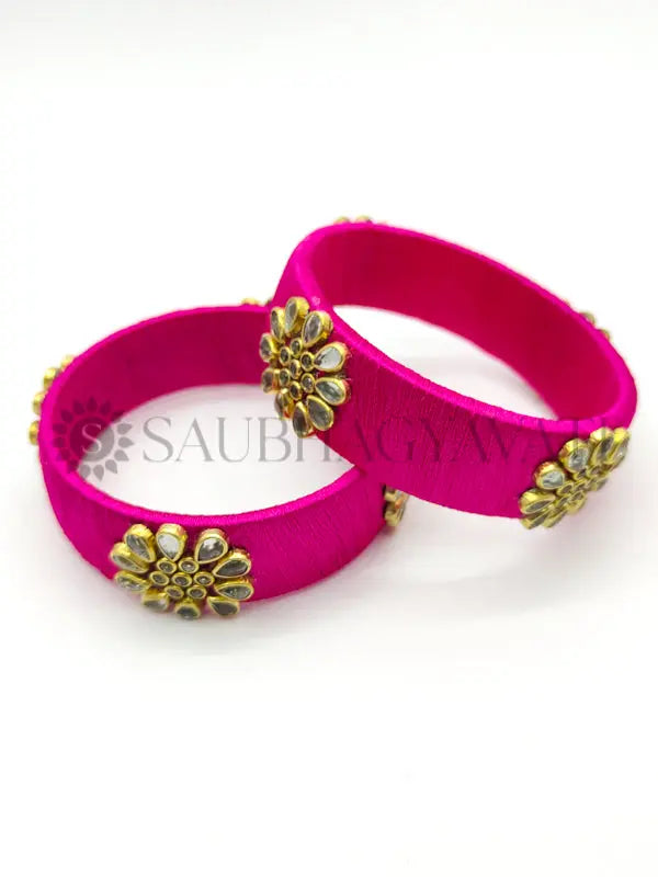 Silk Thread Bangles Latest Design 2024