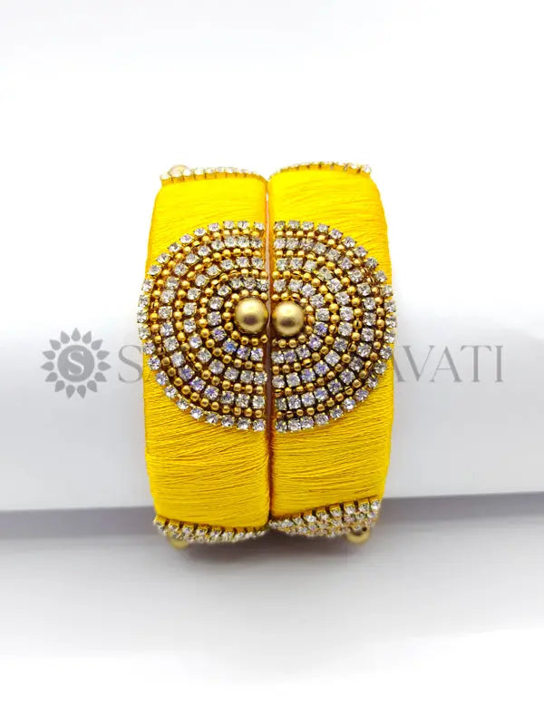 Silk Thread Bangles Latest Design 2024