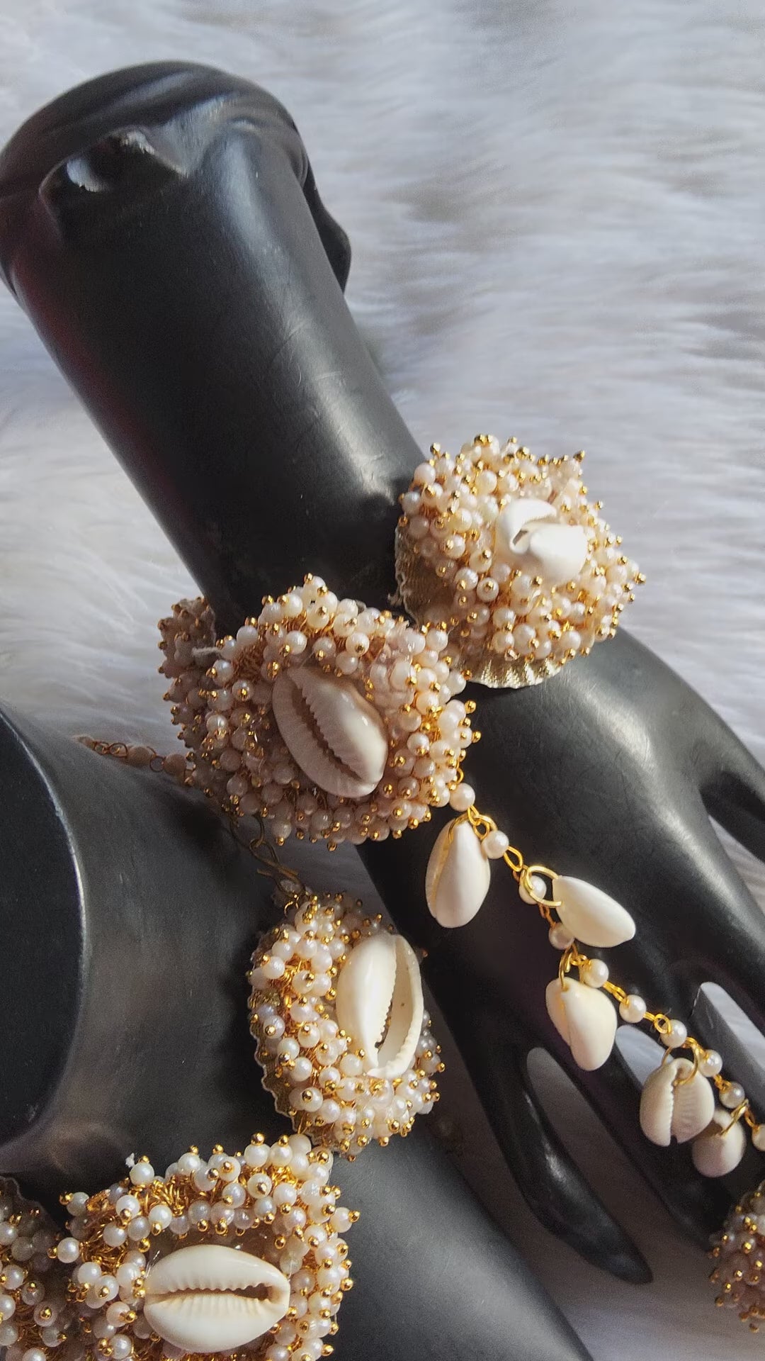 Royal Haldi Jewellery with Pearls & Shells – Shine Like a Queen