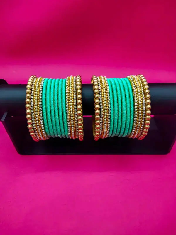 Silk Thread Bangles New Designs 2022 | Handmade Silk Thread Bangles Designs Saubhagyavati.in