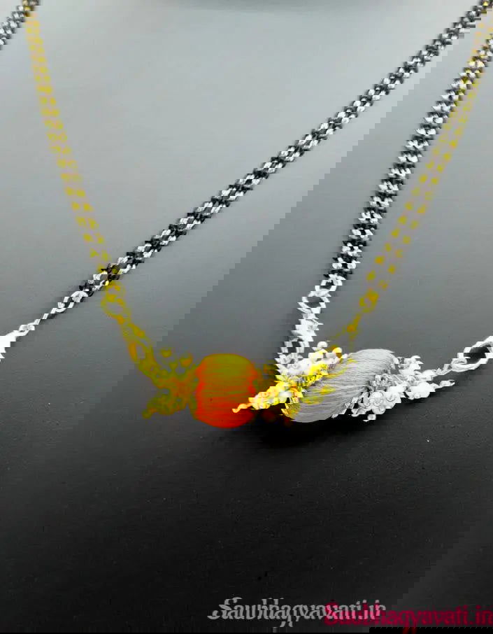 12 Changeable Navratri Mangalsutra in Silk Thread - Saubhagyavati.in