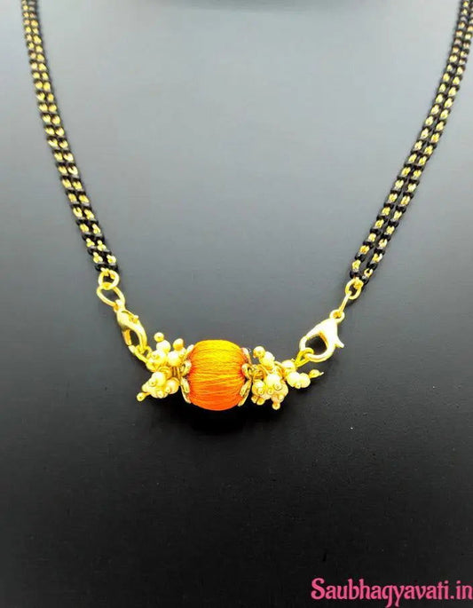 12 Changeable Navratri Mangalsutra in Silk Thread - Saubhagyavati.in