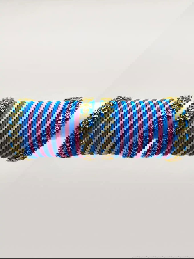 Multicolor silk thread bangles sets deals