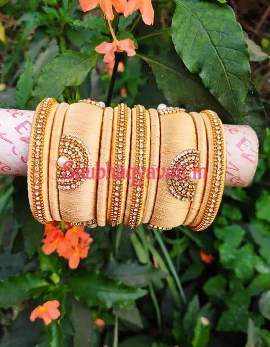 Beautiful Silk Thread Bangles Saubhagyavati.in