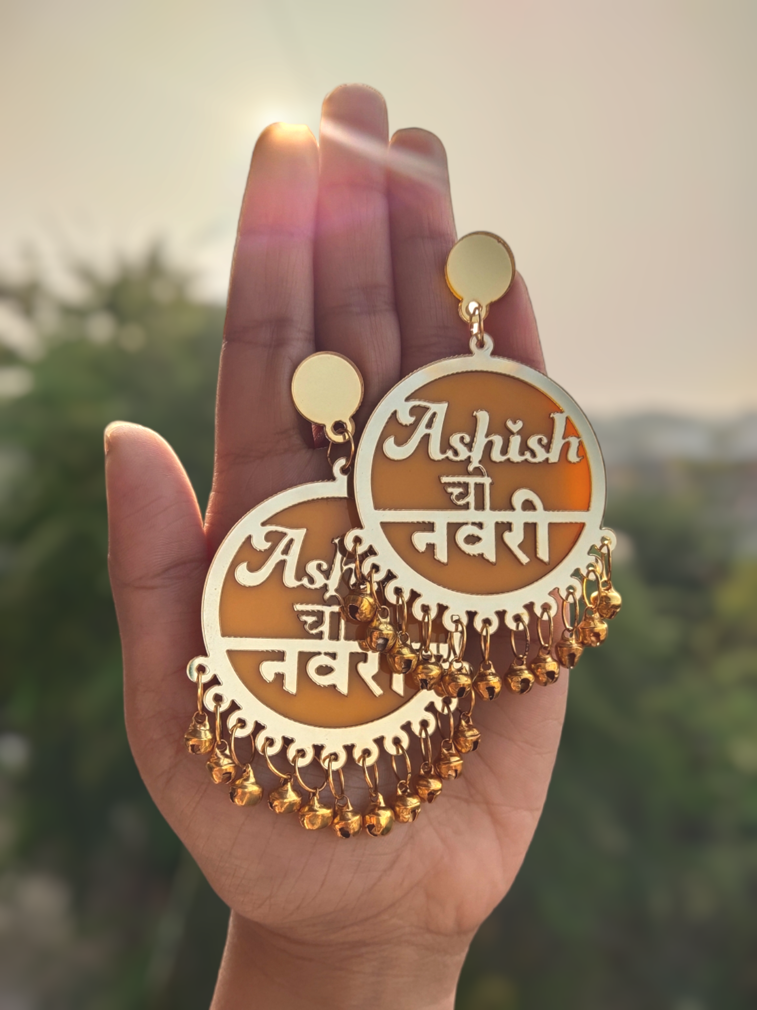 Customized Navri Earrings | Dulhaniya Earrings - Saubhagyavati.in