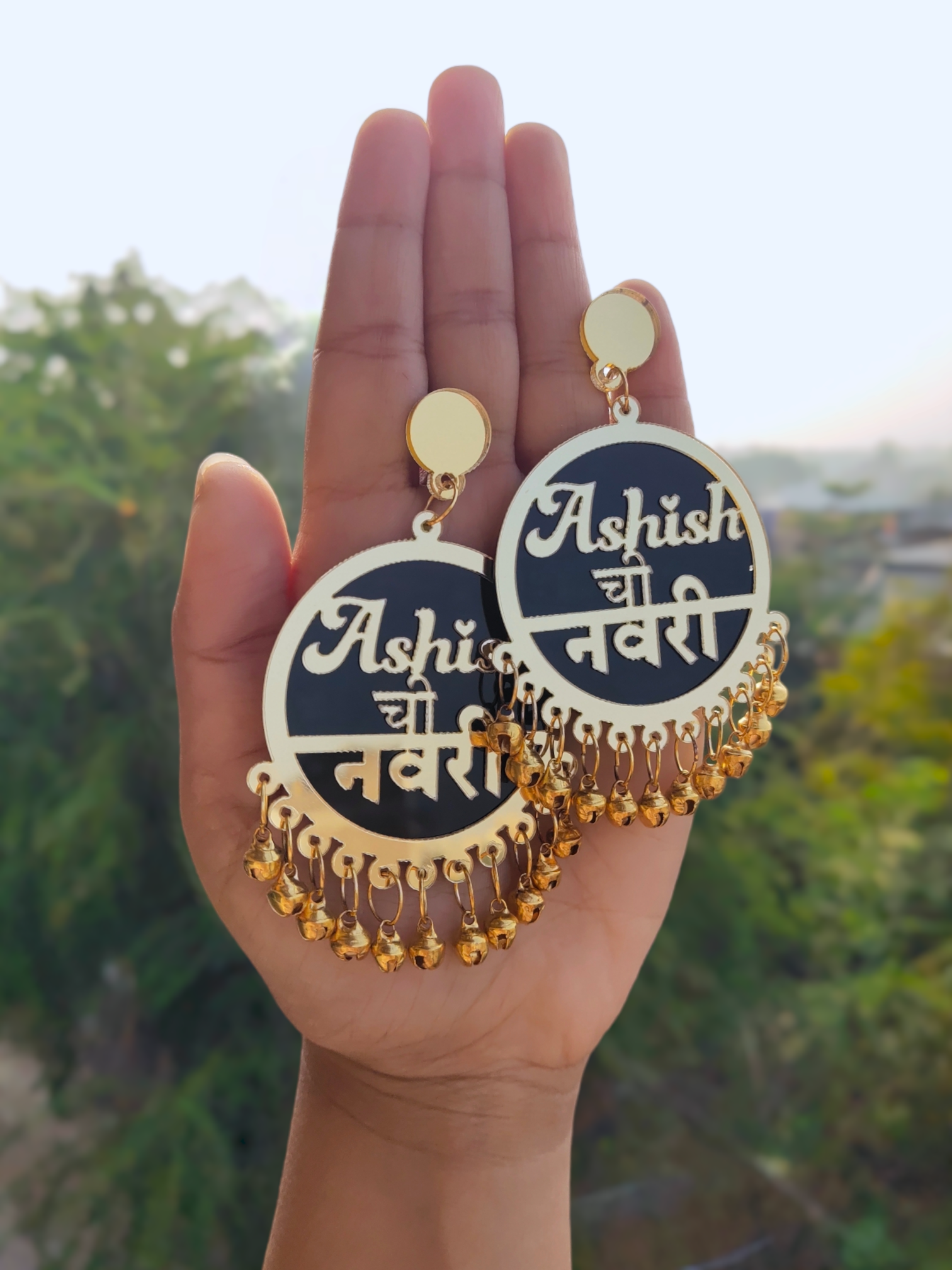 Customized Navri Earrings | Dulhaniya Earrings - Saubhagyavati.in