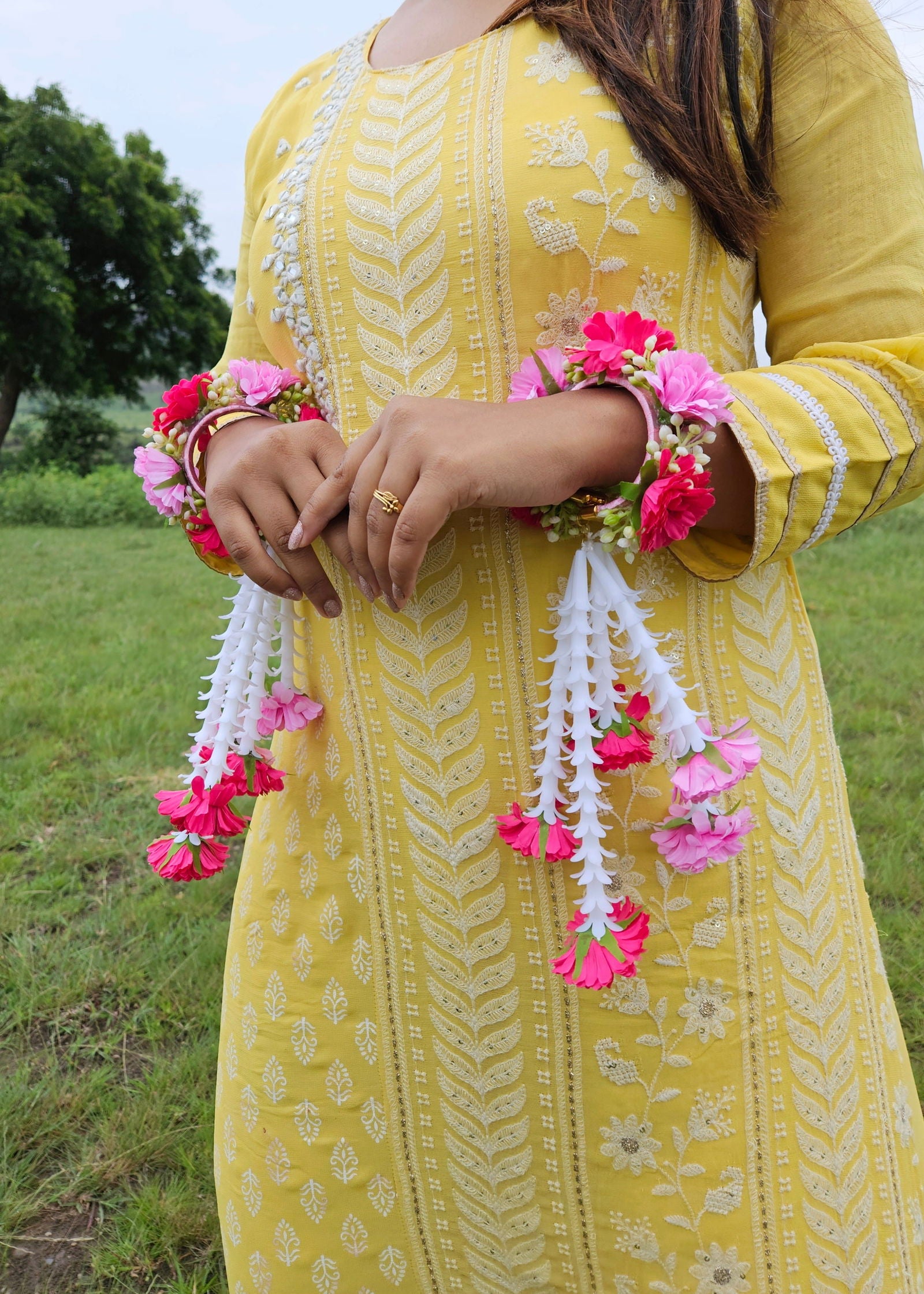 Floral Kalire For Haldi and Wedding - Saubhagyavati.in