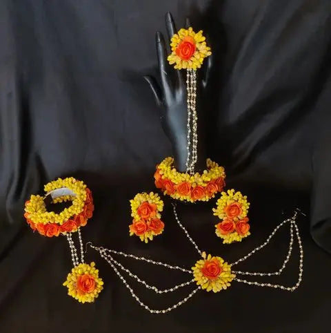 Flower Jewellery For Haldi Saubhagyavati.in