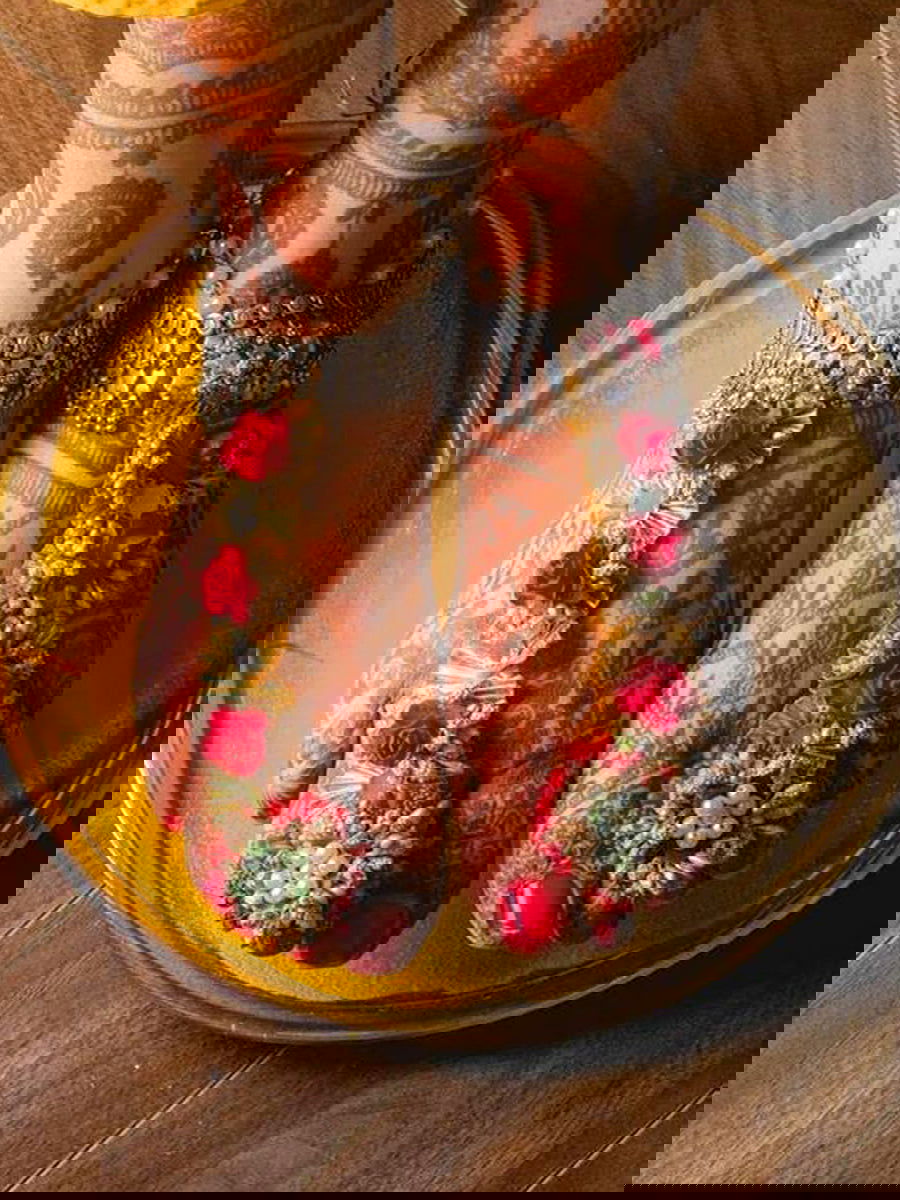 Flower Feet jewellery for Haldi and mehndi - Saubhagyavati.in