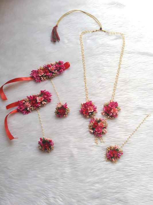 Artificial Flower Jewelry for Haldi