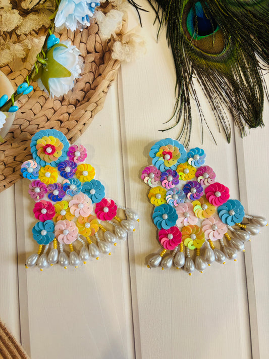 Sunshine Bloom Beaded Earrings – Bright & Beautiful