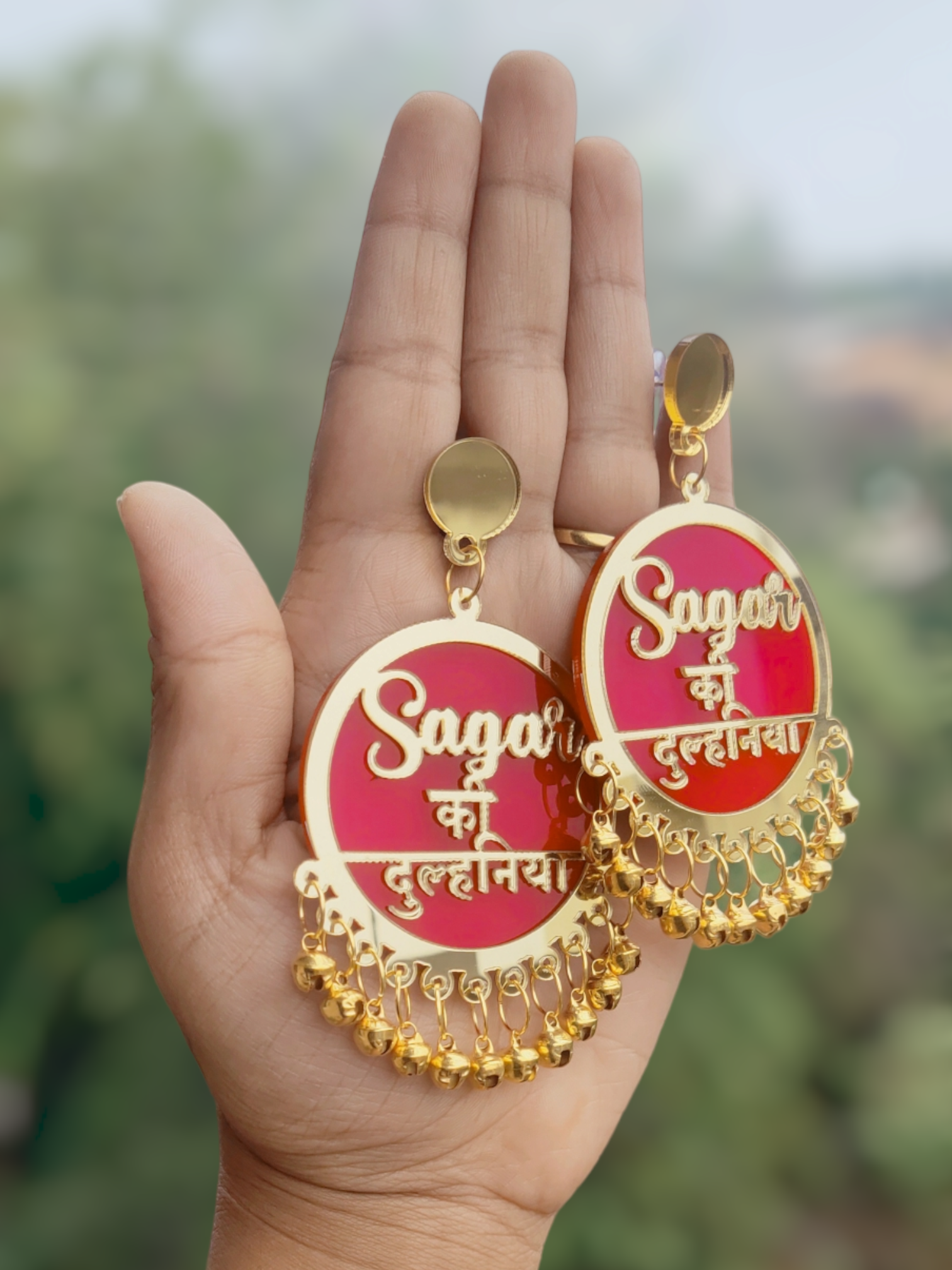 Customised Dulhaniya Earrings with Ghaungru Saubhagyavati.in