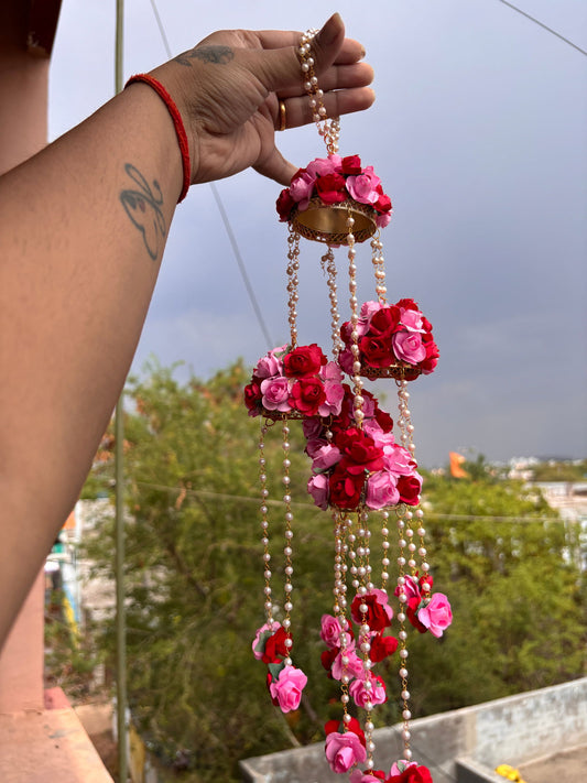 Pink or red kaleera for wedding - Saubhagyavati.in