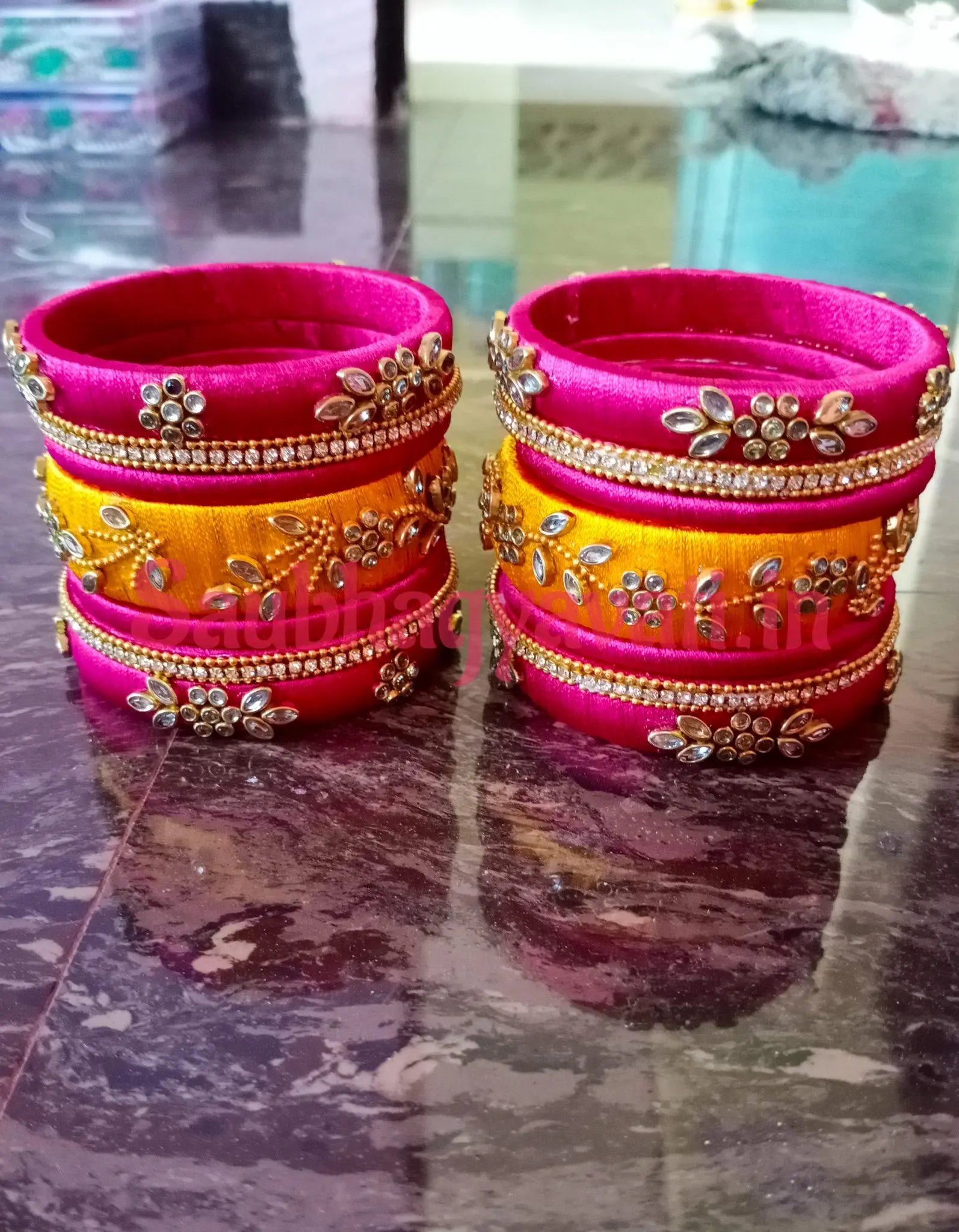 Handmade Silk Thread Bangles – Saubhagyavati.in