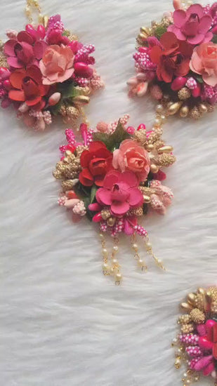 Artificial Flower Jewelry for Haldi