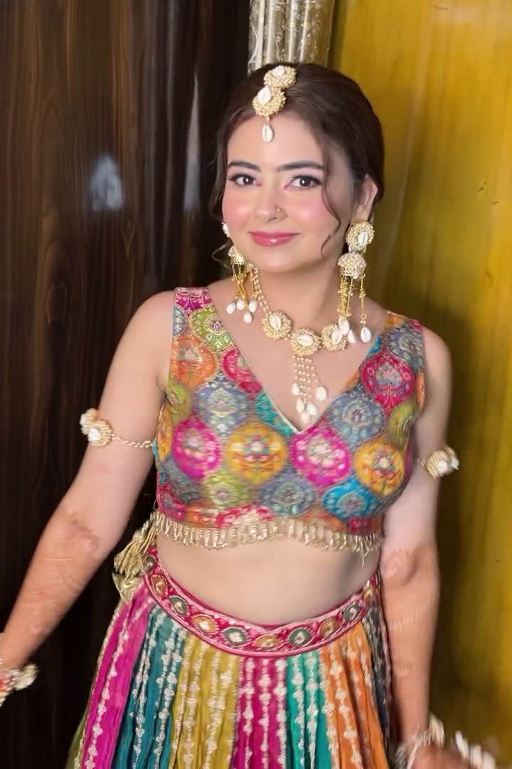New trendy royal pearl full set for haldi